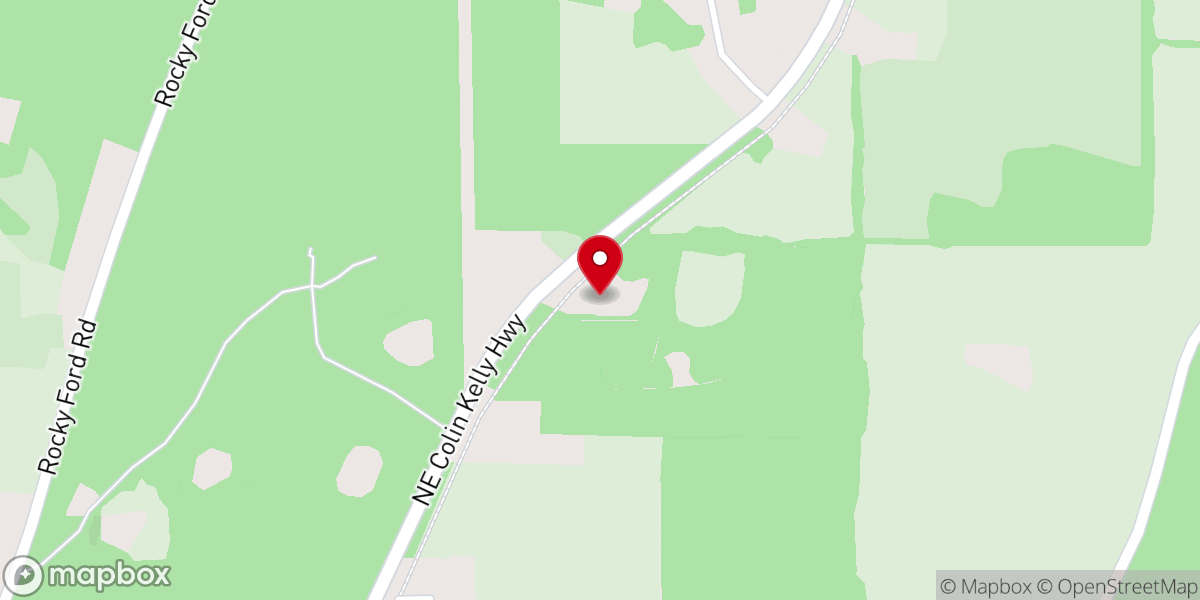 Map showing location of Genesis M. Baptist Church