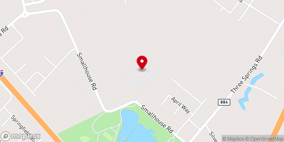 Map showing location of Holy Spirit Catholic Church