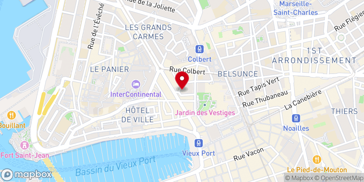 Map showing location of Paroisse Saint-Cannat