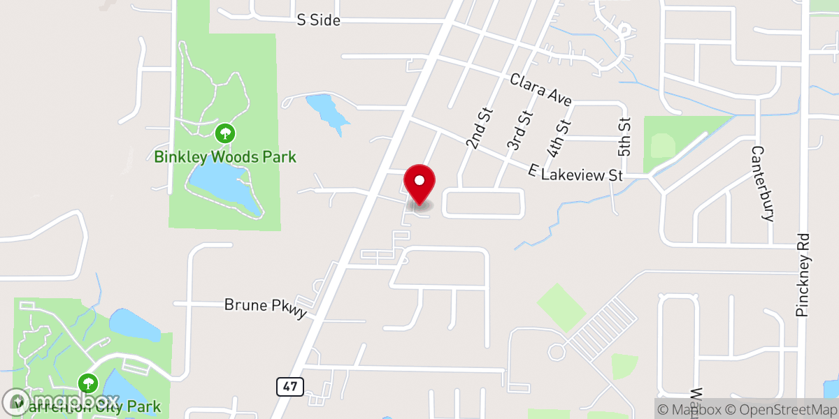 Map showing location of Wesleyan Kiddie Kollege