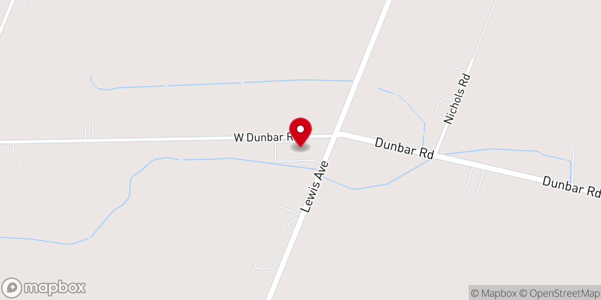 Map showing location of Prince of Peace Lutheran Church