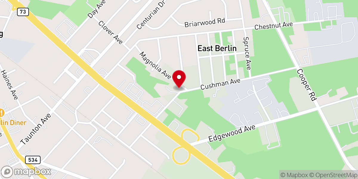 Map showing location of Pilgrims Rest Disciple-Christ