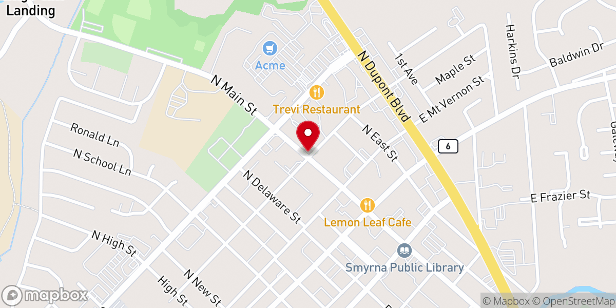 Map showing location of United Faith Church of Deliverence