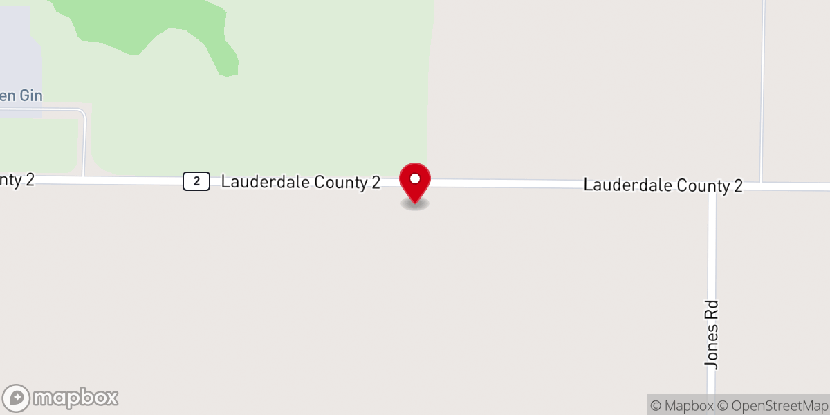 Map showing location of Mount Zion Primitive Baptist Church