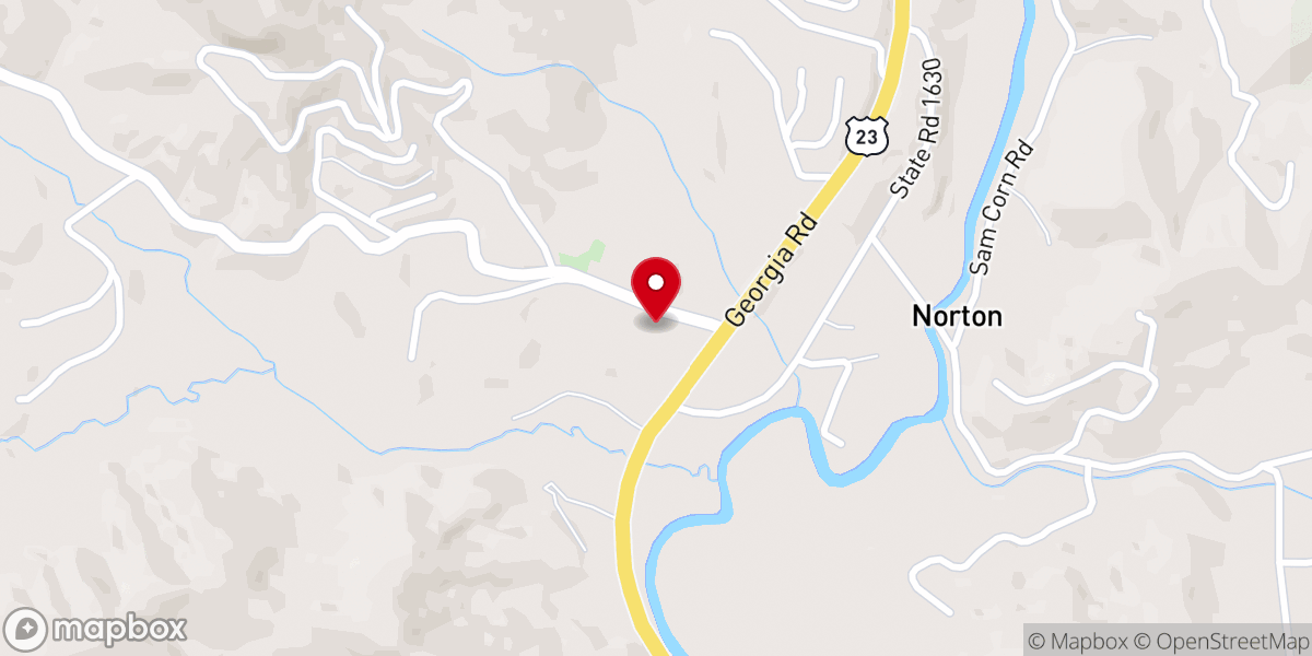 Map showing location of Newman Chapel