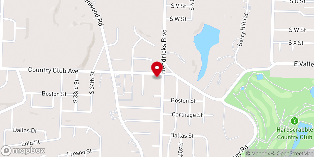 Map showing location of Eagle Lighthouse Tabernacle