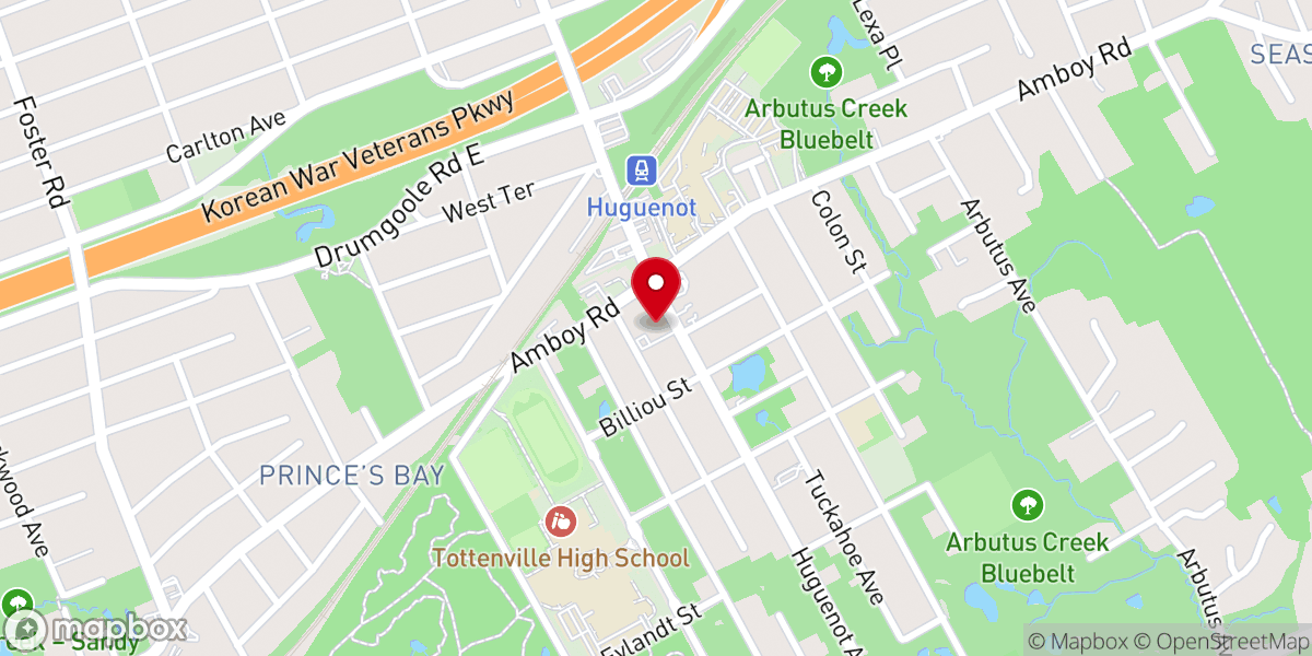 Map showing location of Hands for Christ Community Church