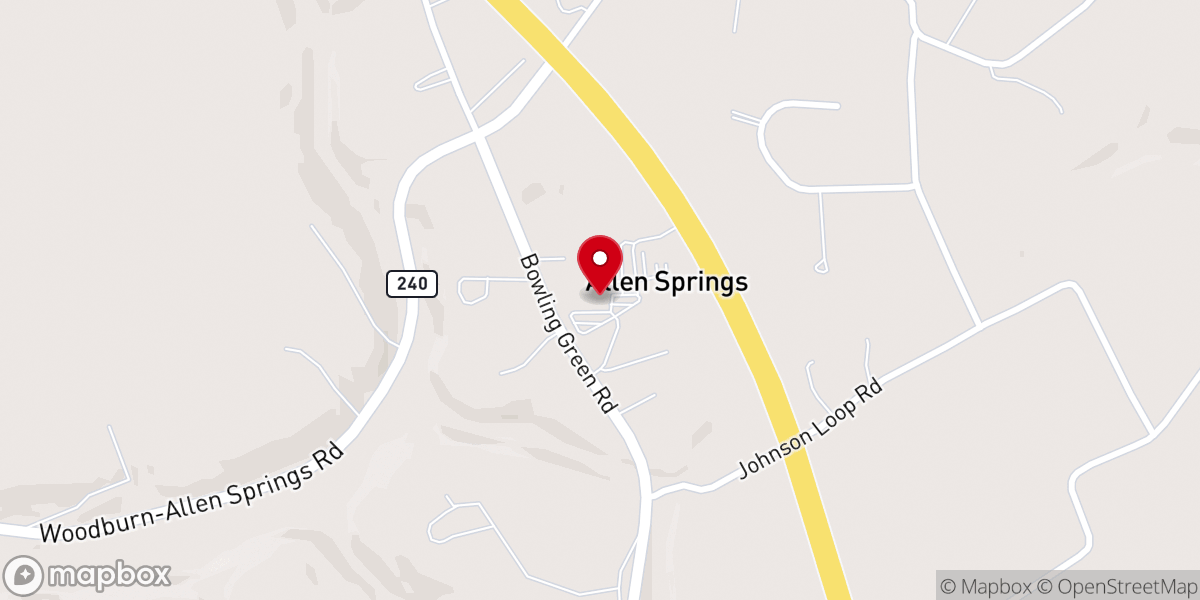 Map showing location of Victory Hill Church