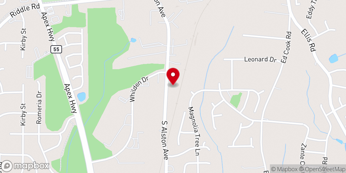 Map showing location of The New Shiloh Holiness Church