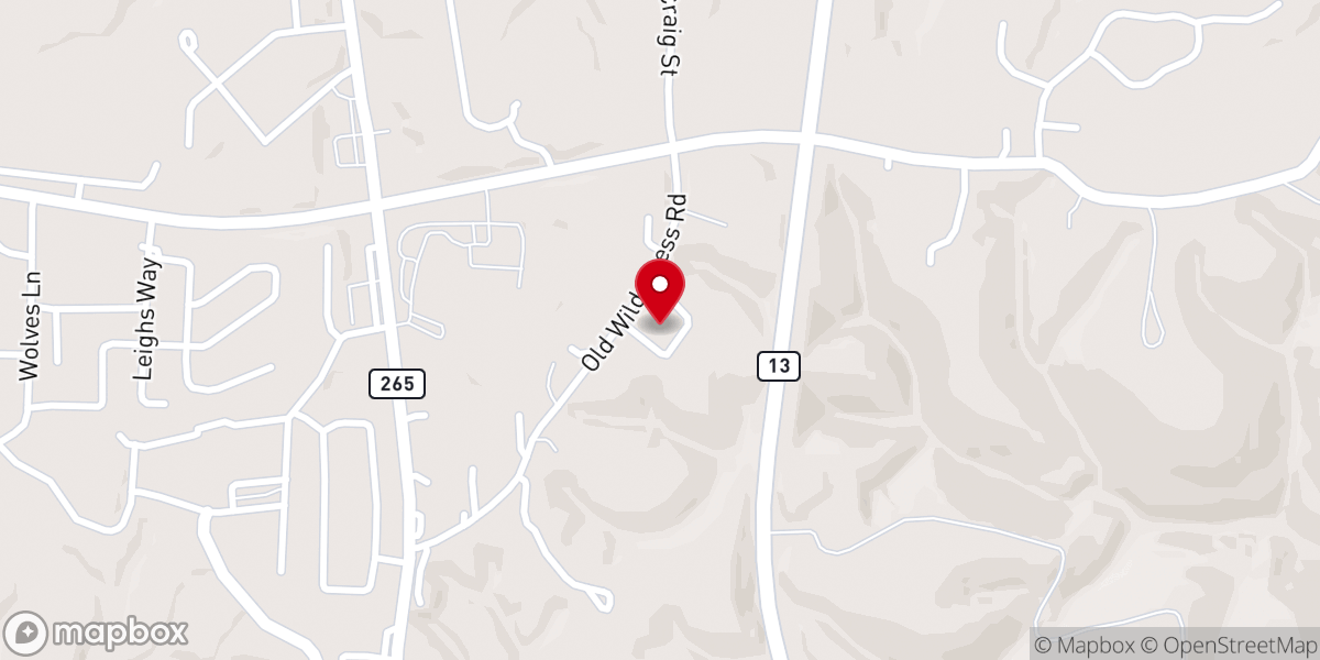 Map showing location of Reformed Bible Church