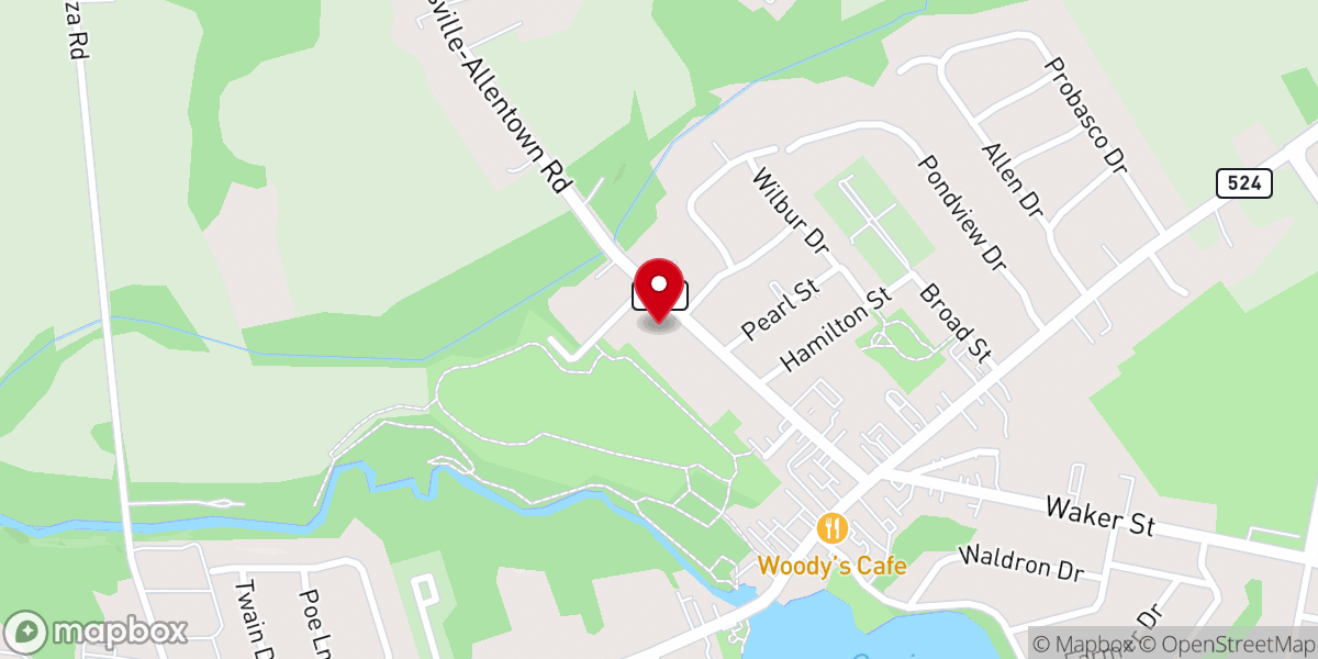 Map showing location of Union A.M.E. Church