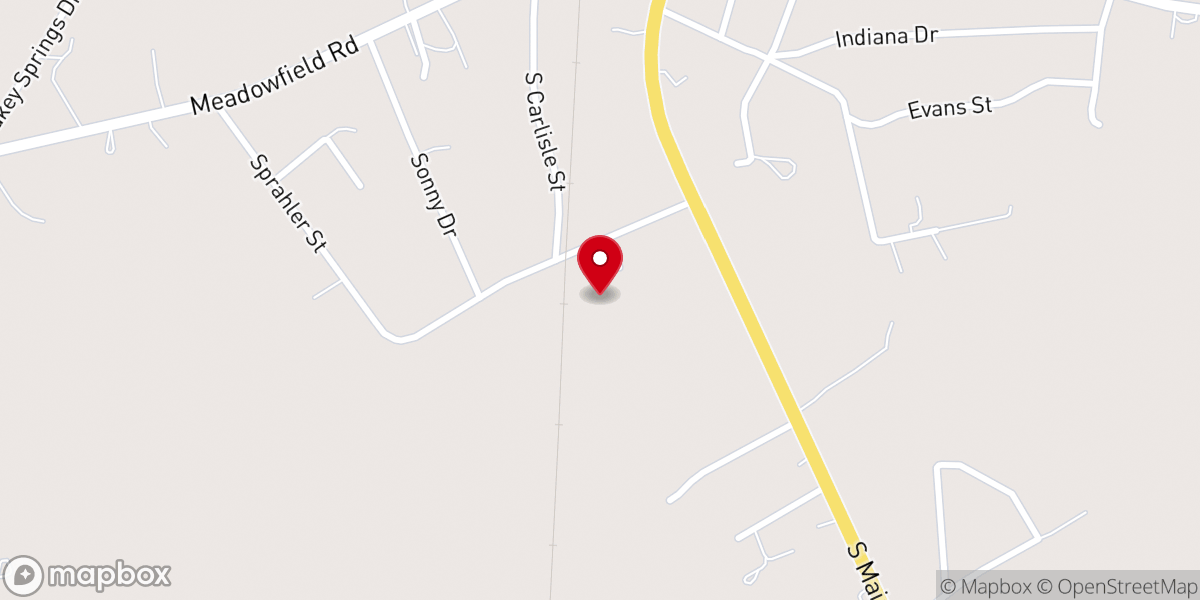 Map showing location of Gaston Community Church of Praise