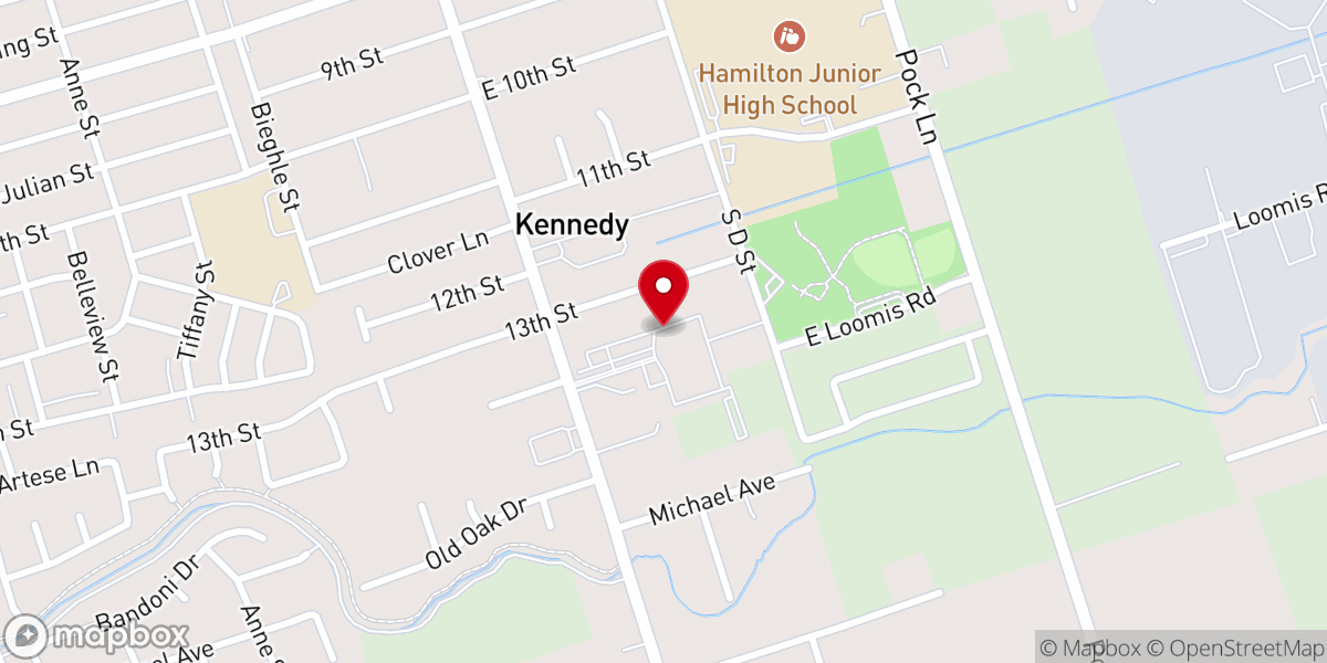 Map showing location of Progressive Community Church