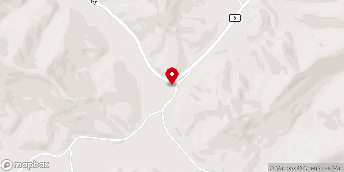 Map showing location of Indian Gap Baptist Church