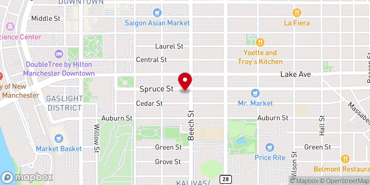 Map showing location of Saint Augustine's Roman Catholic Church