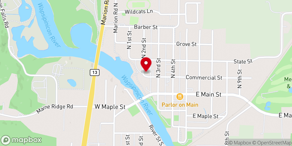 Map showing location of Riverview Bible Church