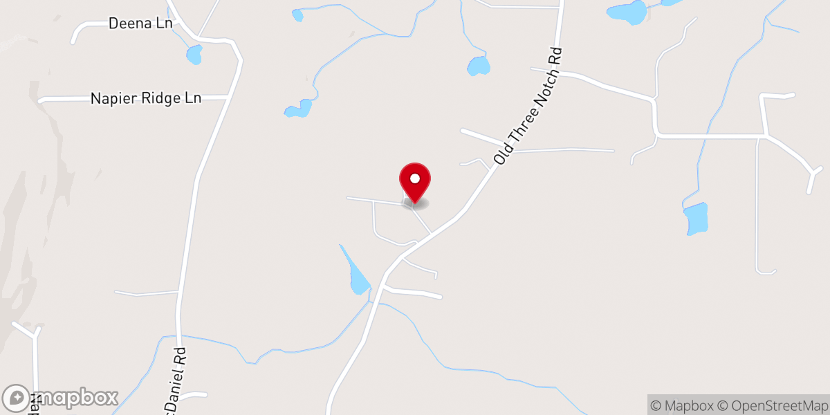 Map showing location of Harvest Deaf Ministries