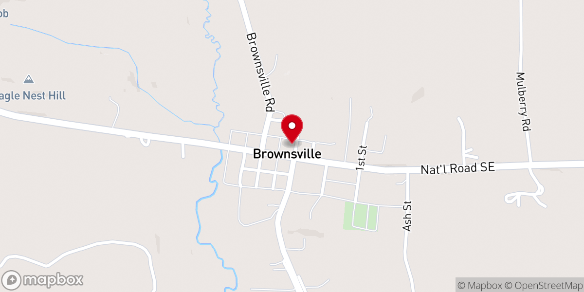 Map showing location of Christian Life Center - Brownsville