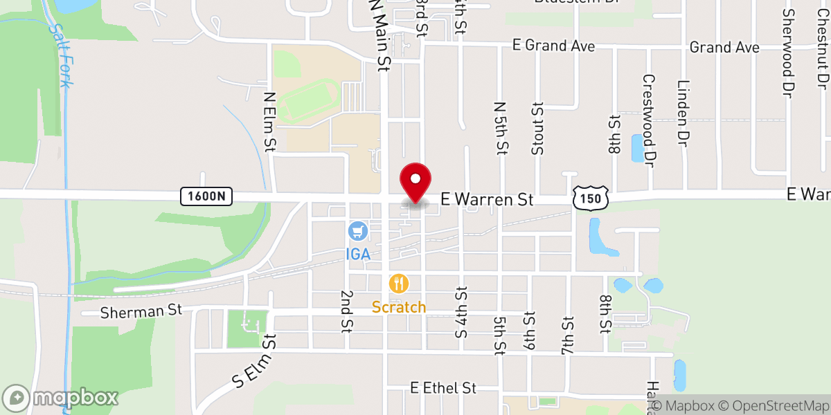 Map showing location of St Joseph United Methodist Church
