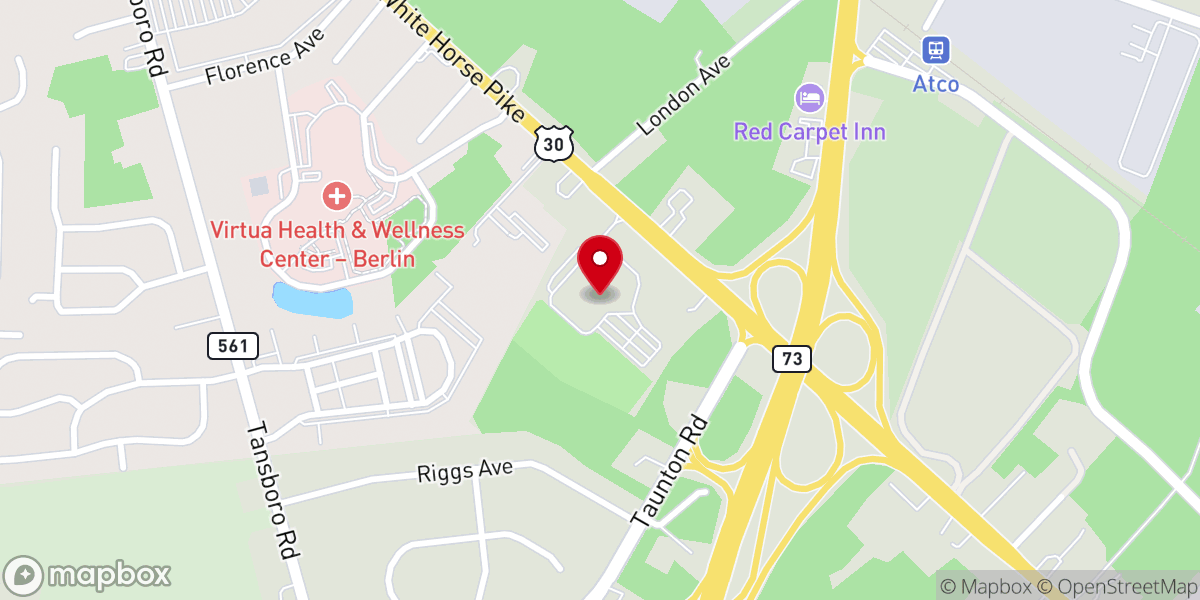 Map showing location of Vision Baptist College
