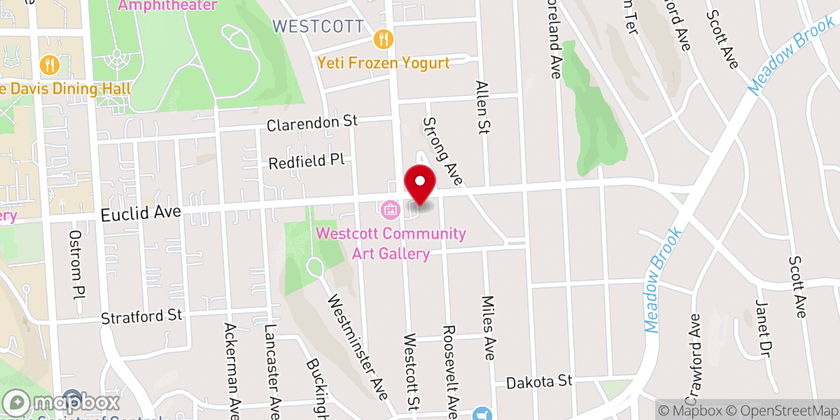 Map showing location of Erwin First United Methodist Church