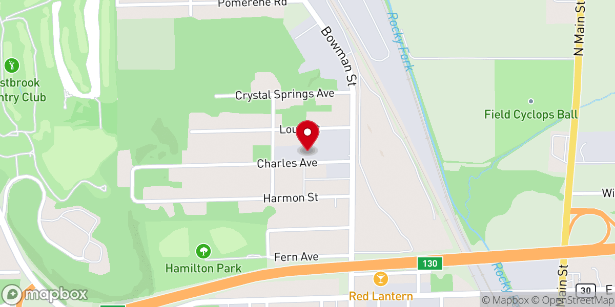 Map showing location of Mt Hermon Missionary Baptist