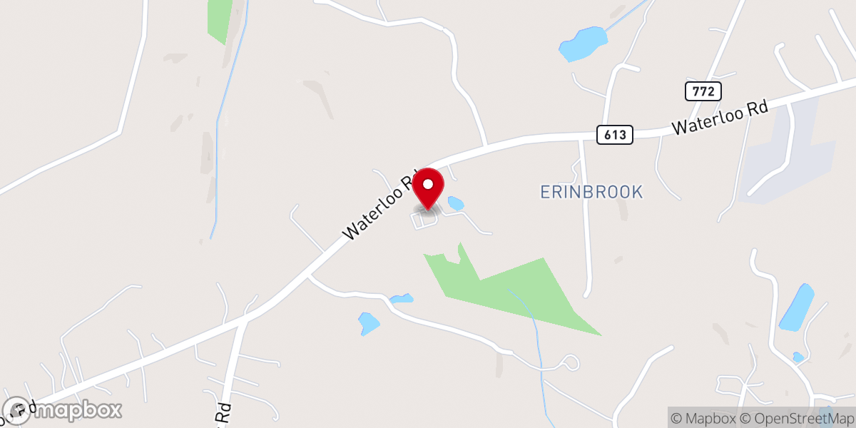 Map showing location of New Harvest Christian Fellowship