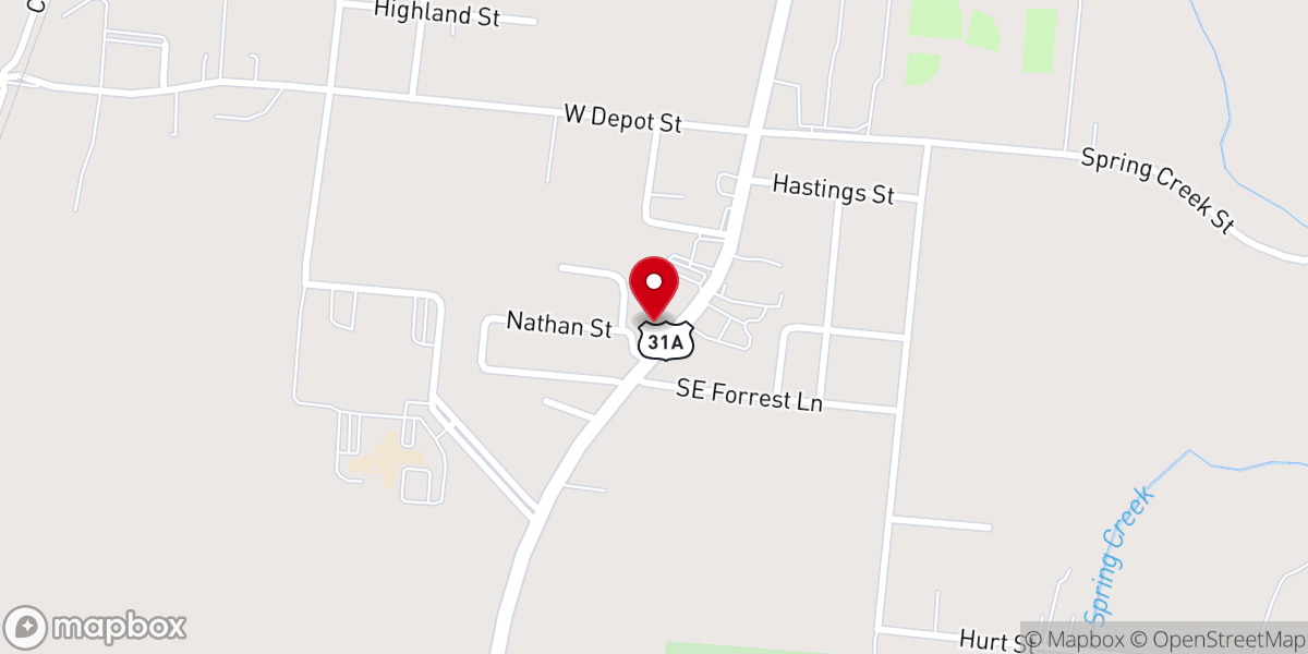 Map showing location of Guthrie's Ace Hardware- Chapel Hill