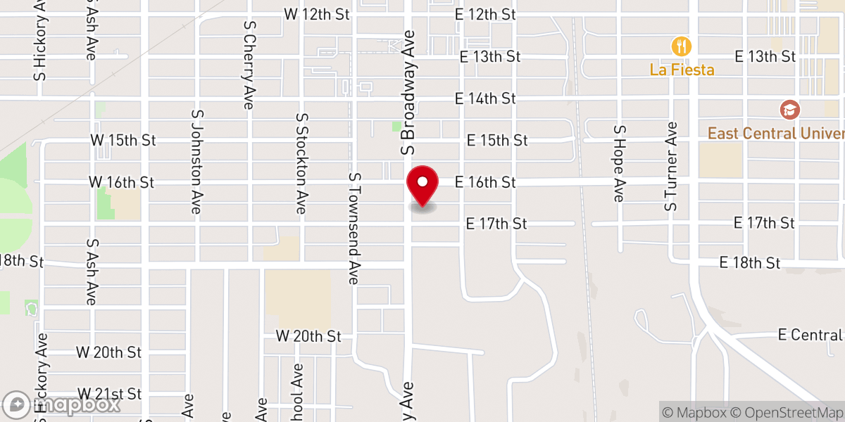 Map showing location of Saint Luke's Episcopal Church