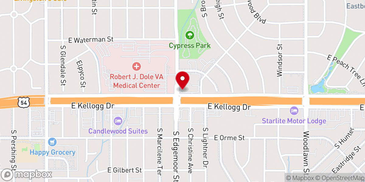 Map showing location of Redeemer Lutheran Church