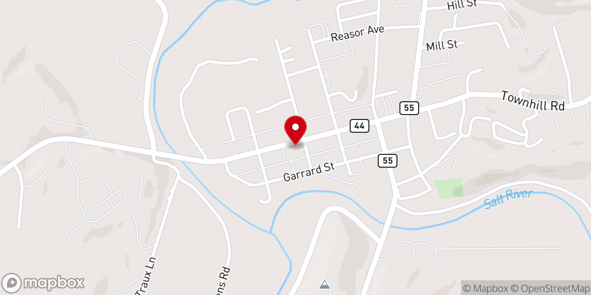 Map showing location of First Baptist Church Taylorsville - Food Distribution Center