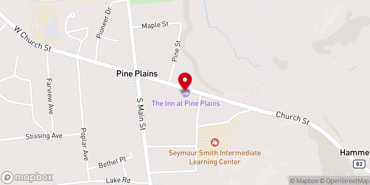Map showing location of The Inn at Pine Plains