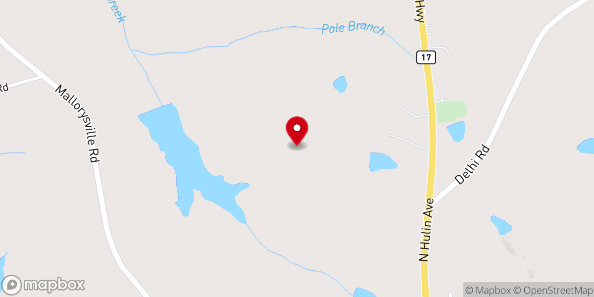 Map showing location of Camp Newford Inc