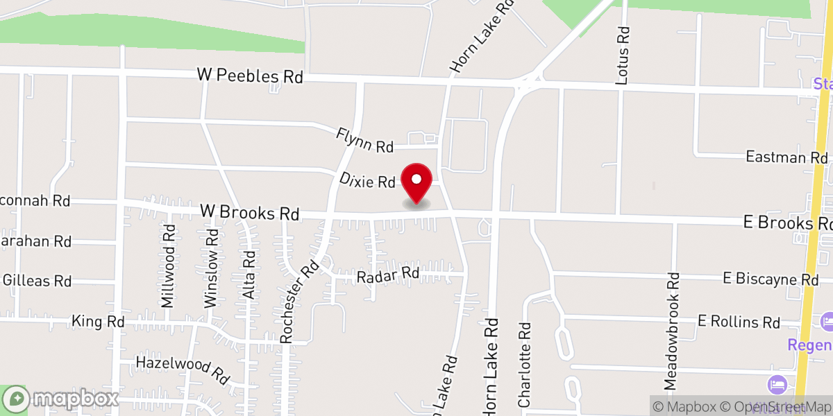 Map showing location of Life Mission Ministry