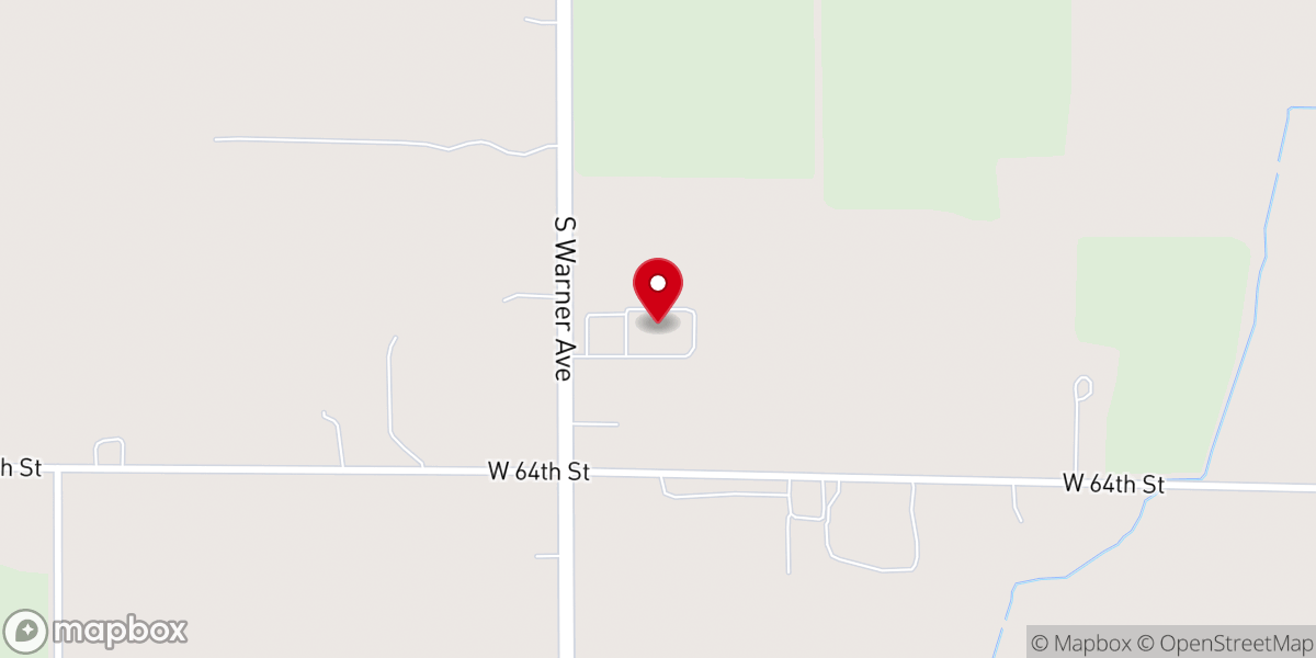 Map showing location of TrueNorth Community Services