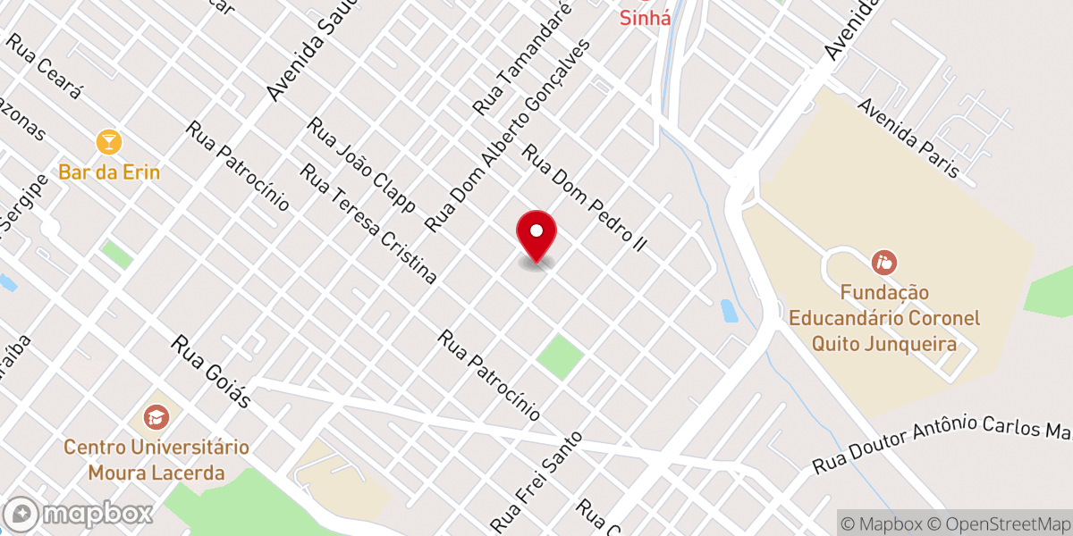 Map showing location of Paróquia Santa Teresinha do Menino Jesus