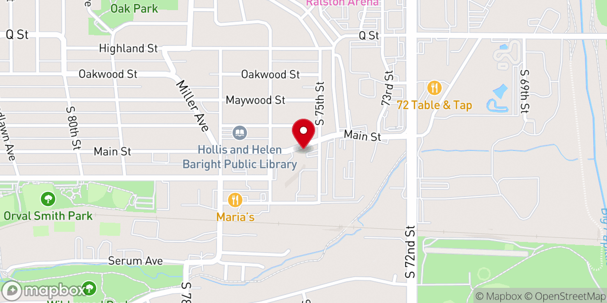 Map showing location of Holy Cross Orthodox Church