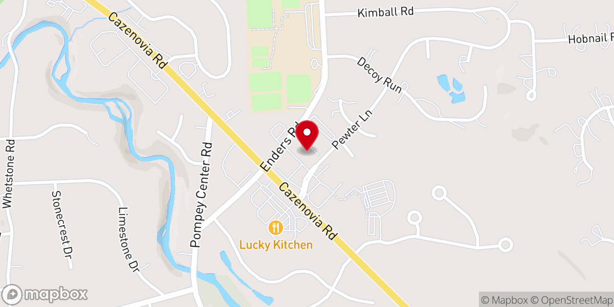 Map showing location of Eastern Hills Bible Church Offices