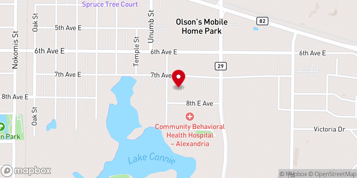Map showing location of Vista Prairie at Windmill Ponds