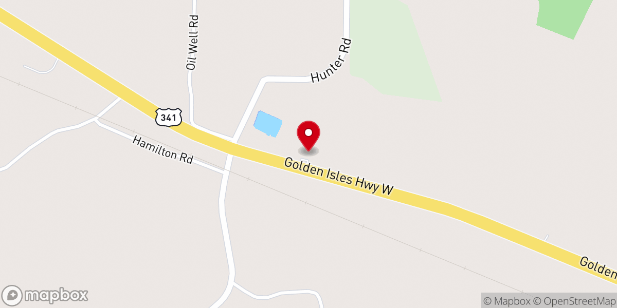 Map showing location of Consolation Baptist Church