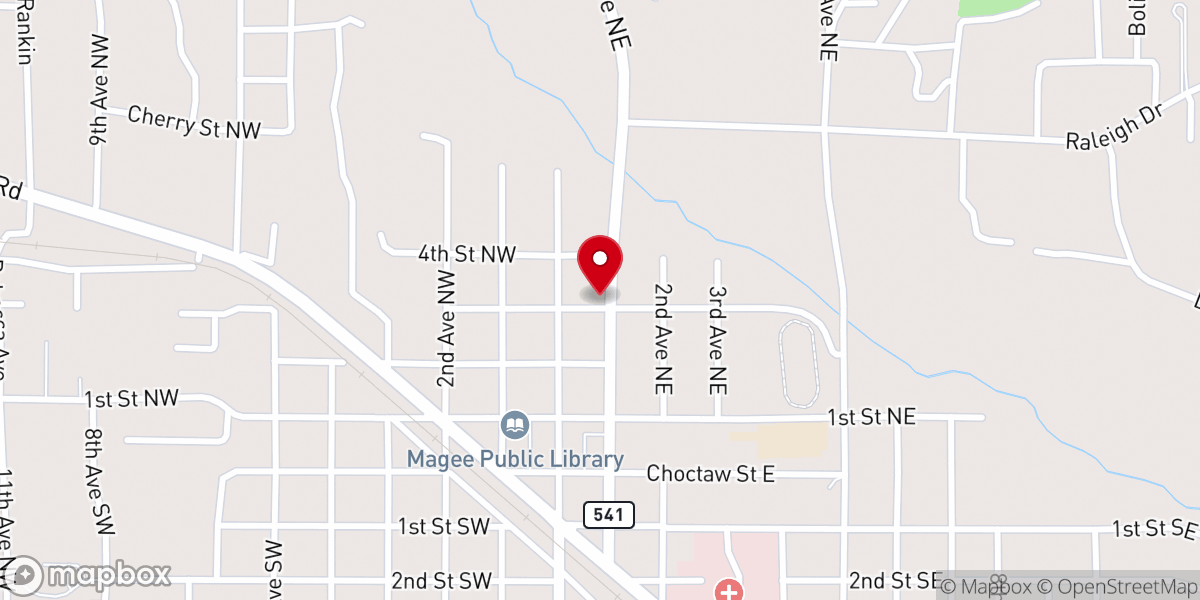 Map showing location of Restoration Life Church