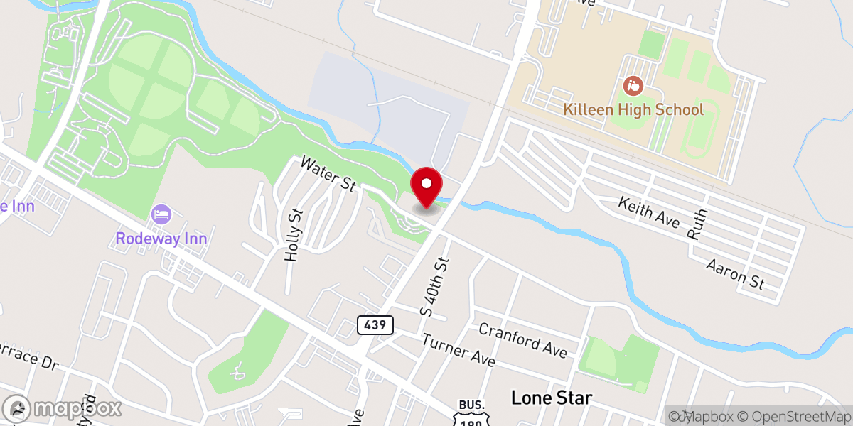Map showing location of New Zion Christian Fellowship