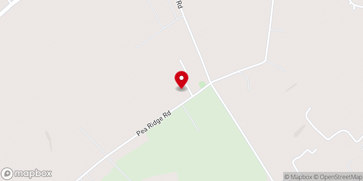 Map showing location of Newcastle Presbyterian Church