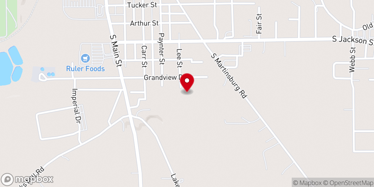 Map showing location of Salem Agape Ministries