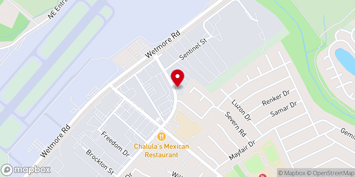 Map showing location of Lighthouse Baptist Church