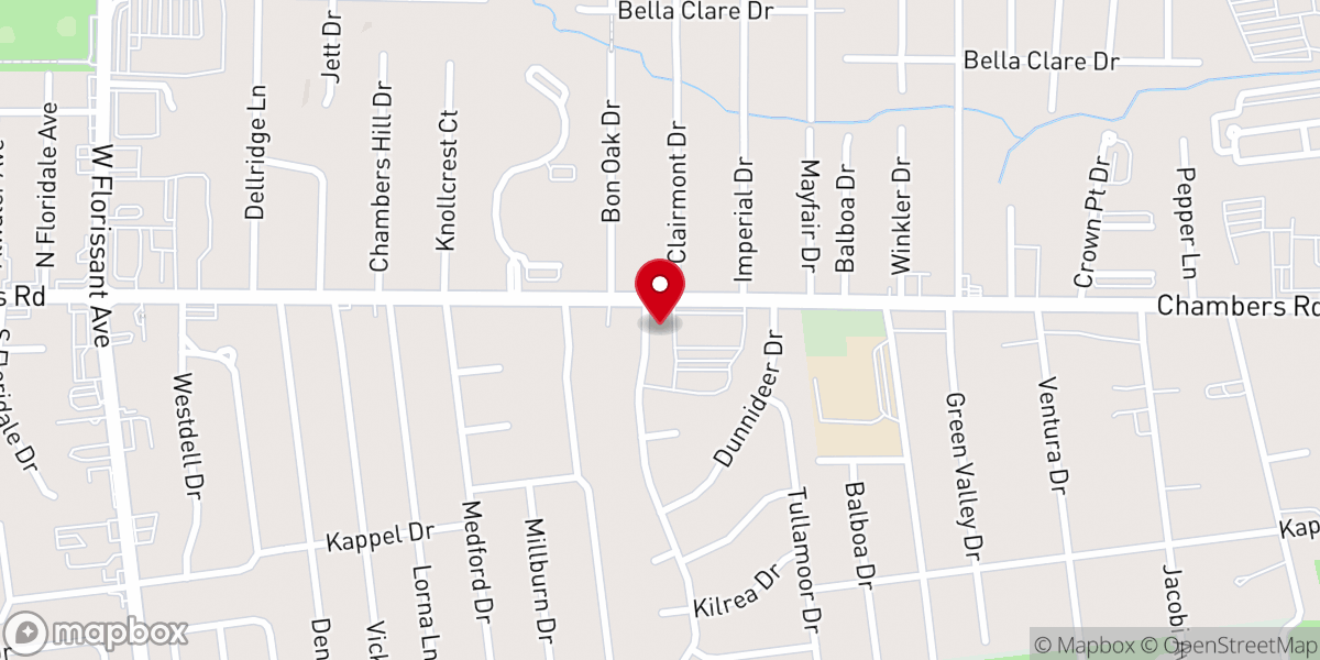 Map showing location of Greater St. Mark Family Church