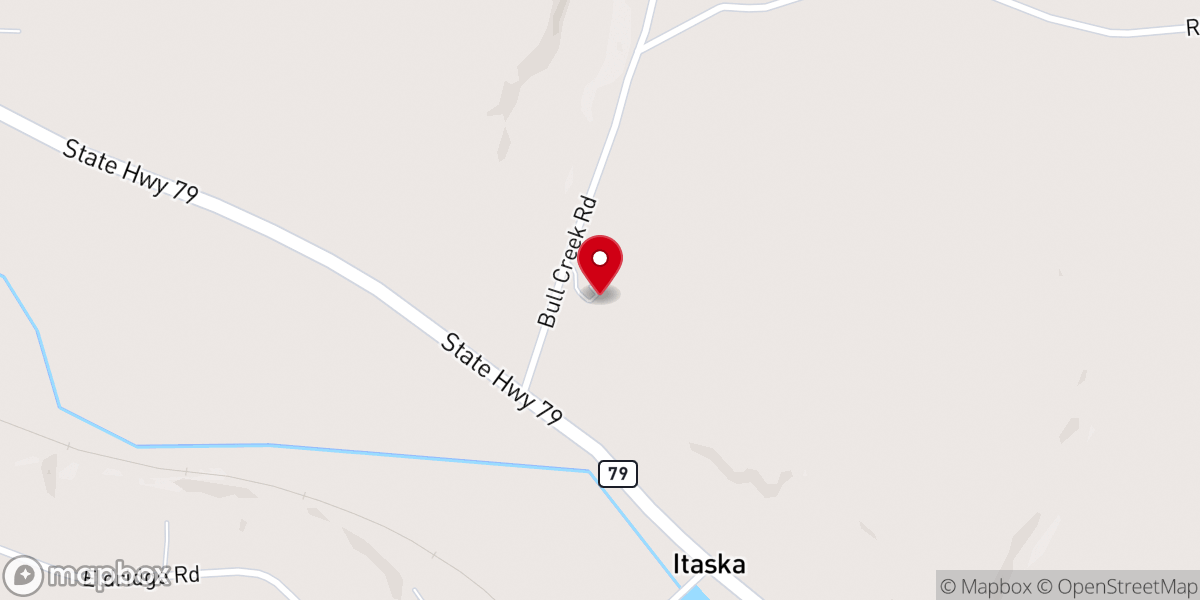 Map showing location of Countryside Christian Chapel