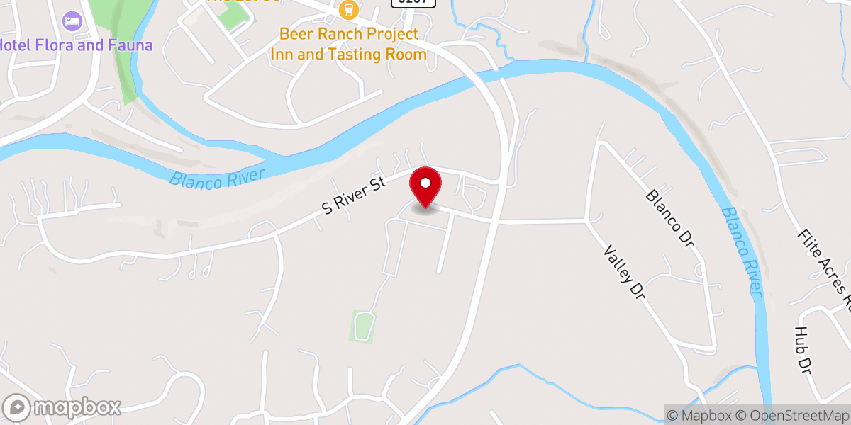 Map showing location of Cypress Creek Church Office