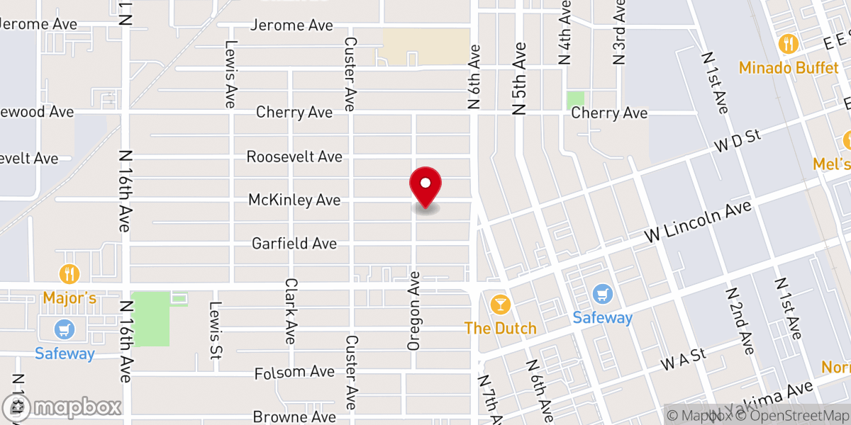 Map showing location of United Pentecostal Church