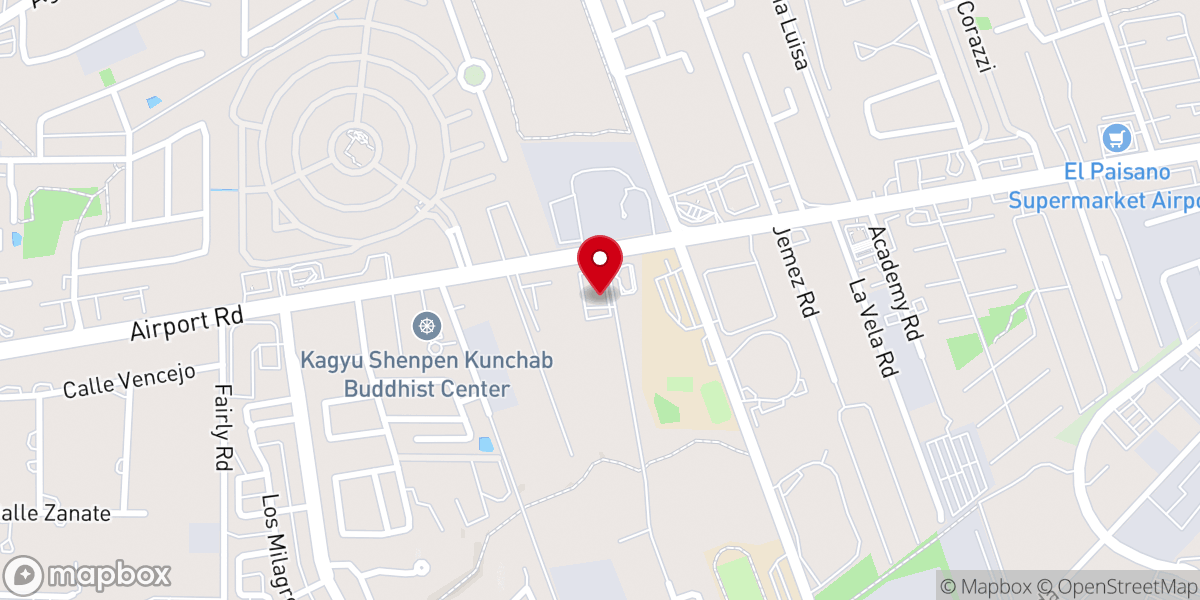 Map showing location of New Beginning Christian Church Of Santa Fe